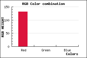 rgb background color #830000 mixer