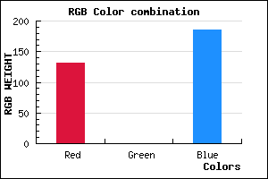 rgb background color #8300B9 mixer