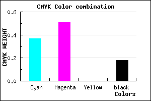 #8366D0 color CMYK mixer