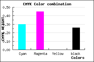 #8368BC color CMYK mixer