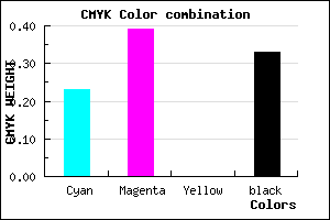 #8369AB color CMYK mixer