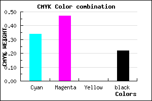 #8369C7 color CMYK mixer