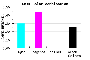 #836ABC color CMYK mixer