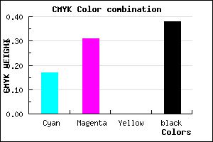 #836C9D color CMYK mixer