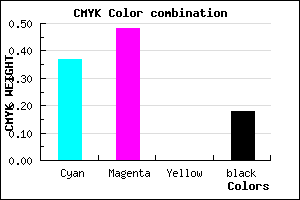 #836CD0 color CMYK mixer