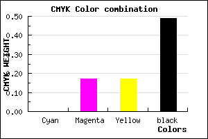 #836D6D color CMYK mixer