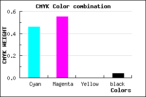 #836EF4 color CMYK mixer