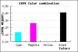 #836F97 color CMYK mixer