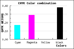 #83709E color CMYK mixer