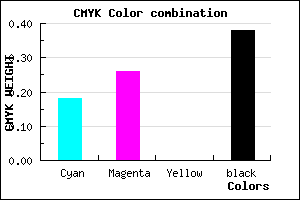 #83759F color CMYK mixer