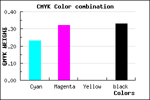 #8375AB color CMYK mixer