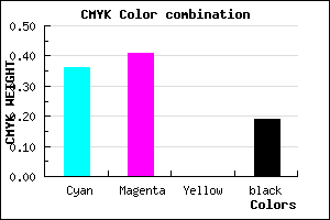 #837ACE color CMYK mixer