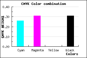 #837BB1 color CMYK mixer