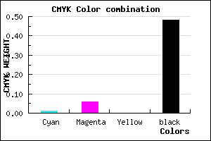 #837C84 color CMYK mixer