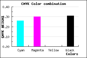 #837CB0 color CMYK mixer