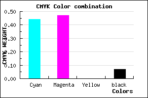 #837EEC color CMYK mixer
