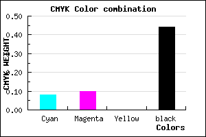 #83808E color CMYK mixer