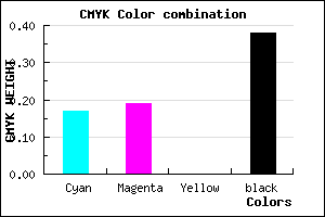 #83809E color CMYK mixer