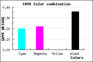 #8380A4 color CMYK mixer