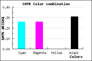 #8382B0 color CMYK mixer