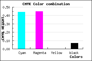 #8382EC color CMYK mixer