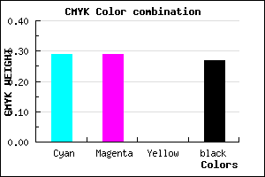 #8383B9 color CMYK mixer