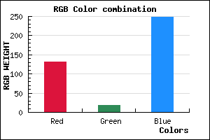 rgb background color #8312F8 mixer