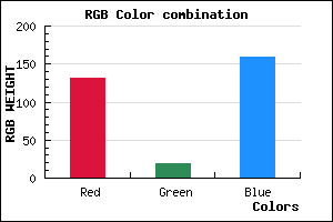 rgb background color #83139F mixer