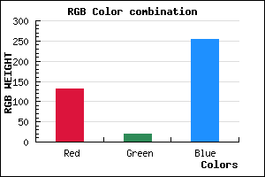 rgb background color #8313FF mixer