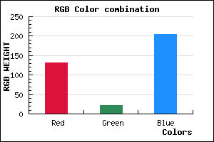 rgb background color #8316CC mixer