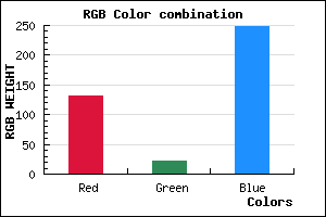 rgb background color #8316F8 mixer