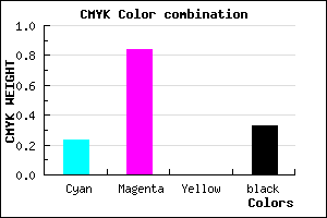 #831CAA color CMYK mixer