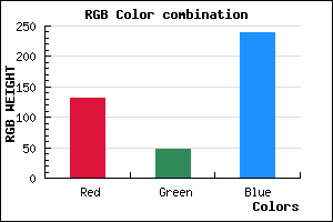 rgb background color #832FEF mixer