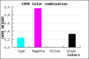 #8307AB color CMYK mixer