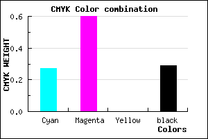 #8348B4 color CMYK mixer