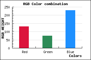 rgb background color #834AE6 mixer