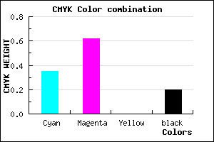 #834DCB color CMYK mixer