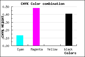 #834E96 color CMYK mixer