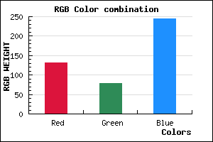 rgb background color #834FF5 mixer