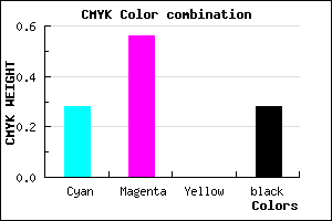 #8351B7 color CMYK mixer