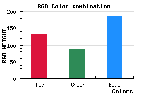 rgb background color #8357BB mixer