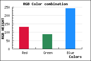 rgb background color #8357F3 mixer