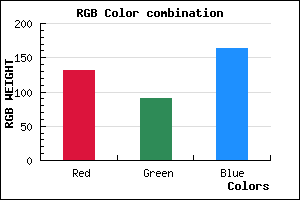 rgb background color #835AA4 mixer