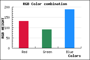 rgb background color #835BBD mixer