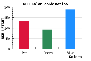 rgb background color #835CBC mixer