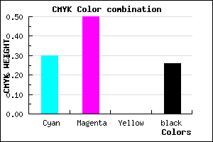 #835EBC color CMYK mixer