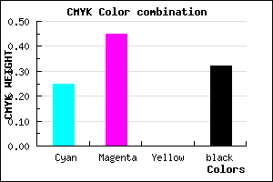 #8360AE color CMYK mixer
