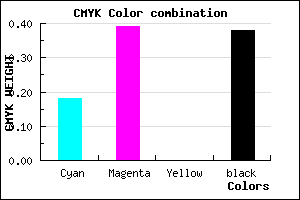 #83619F color CMYK mixer