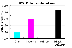 #846591 color CMYK mixer