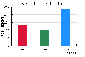 rgb background color #8465E9 mixer